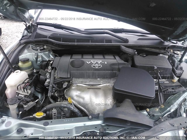 4T1BF3EK9AU529844 - 2010 TOYOTA CAMRY SE/LE/XLE 绿色 照片 10