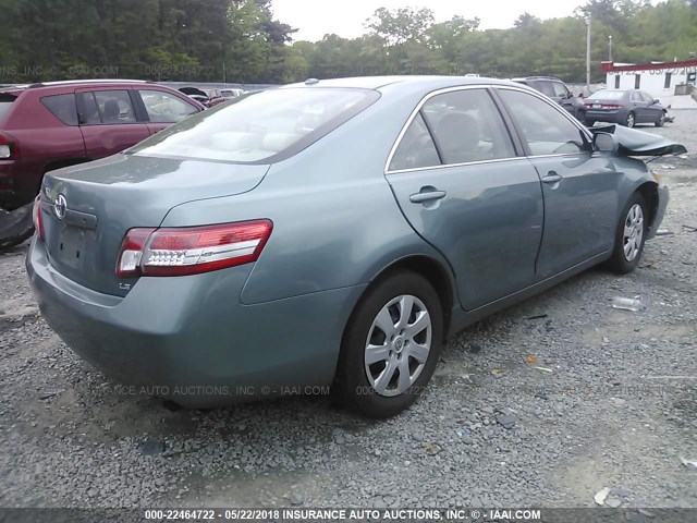 4T1BF3EK9AU529844 - 2010 TOYOTA CAMRY SE/LE/XLE 绿色 照片 4