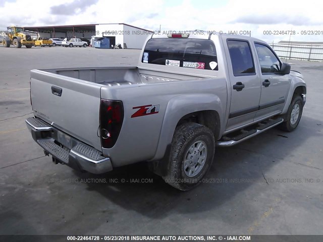 1GCDS136458243143 - 2005 CHEVROLET COLORADO TAN photo 4