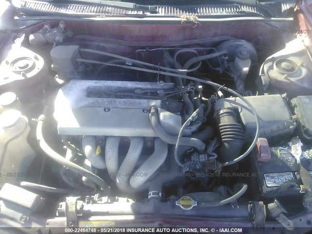 2T1BR12E5XC237872 - 1999 TOYOTA COROLLA VE/CE/LE MAROON photo 10