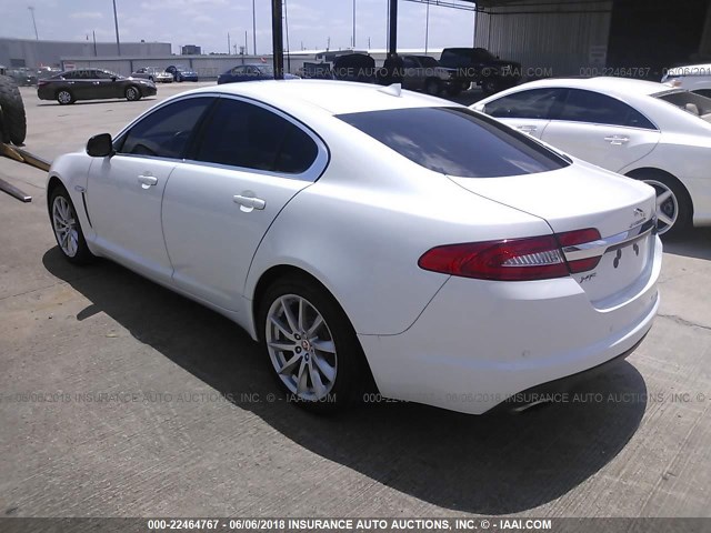 SAJWA0ES2EPU30663 - 2014 JAGUAR XF WHITE photo 3