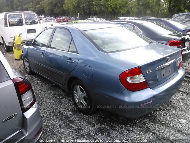4T1BE32K84U833257 - 2004 TOYOTA CAMRY LE/XLE/SE 蓝色 照片 3