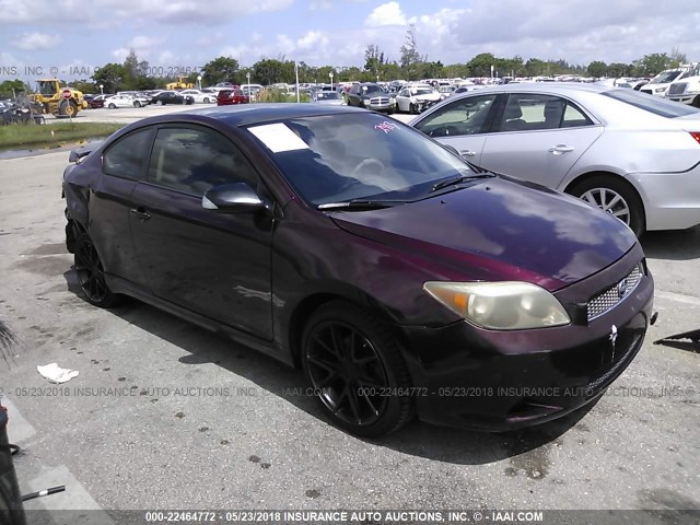 JTKDE177060065671 - 2006 TOYOTA SCION TC 勃艮第红 照片 1