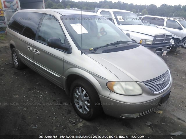 2C4GP54L72R614483 - 2002 CHRYSLER TOWN & COUNTRY LXI BEIGE photo 1