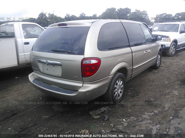 2C4GP54L72R614483 - 2002 CHRYSLER TOWN & COUNTRY LXI BEIGE photo 4