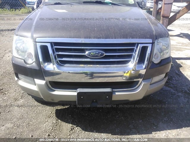 1FMEU74E26UB25586 - 2006 FORD EXPLORER EDDIE BAUER BROWN photo 6