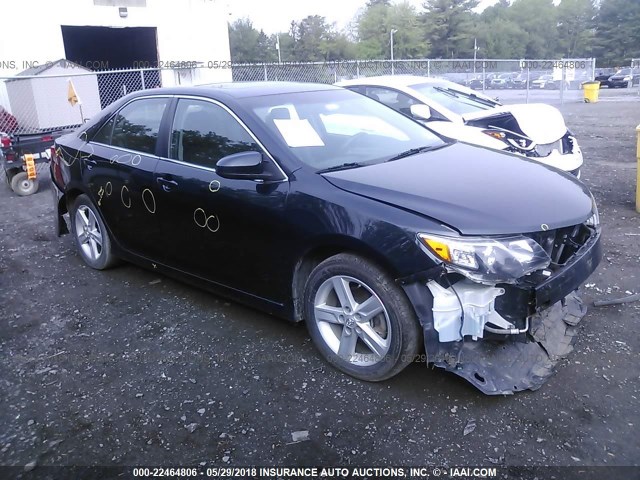 4T1BF1FK0CU134411 - 2012 TOYOTA CAMRY SE/LE/XLE Dark Blue photo 1