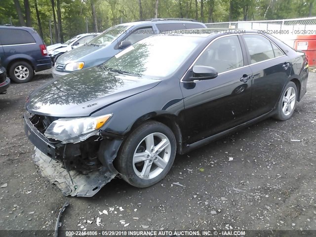 4T1BF1FK0CU134411 - 2012 TOYOTA CAMRY SE/LE/XLE Dark Blue photo 2