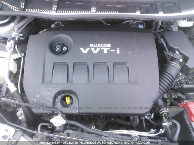 JTDBL40E899019391 - 2009 TOYOTA COROLLA LE/XLE SILVER photo 10