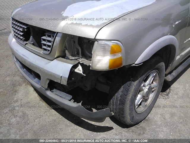 1FMZU73E12ZB24722 - 2002 FORD EXPLORER XLT GOLD photo 6