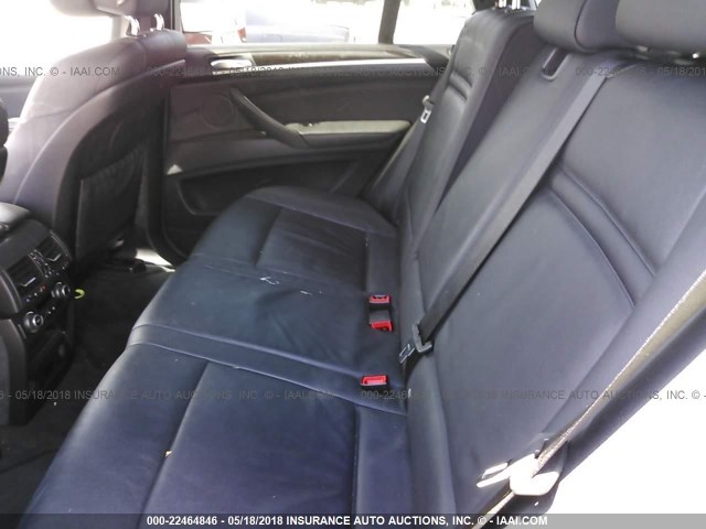5UXZV8C52BL420700 - 2011 BMW X5 XDRIVE50I GRAY photo 8