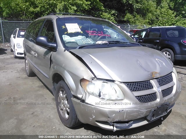 2B4GP74L92R628846 - 2002 DODGE GRAND CARAVAN EX GOLD photo 6