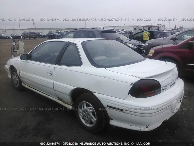 1G2NE12T5VM528917 - 1997 PONTIAC GRAND AM SE WHITE photo 3