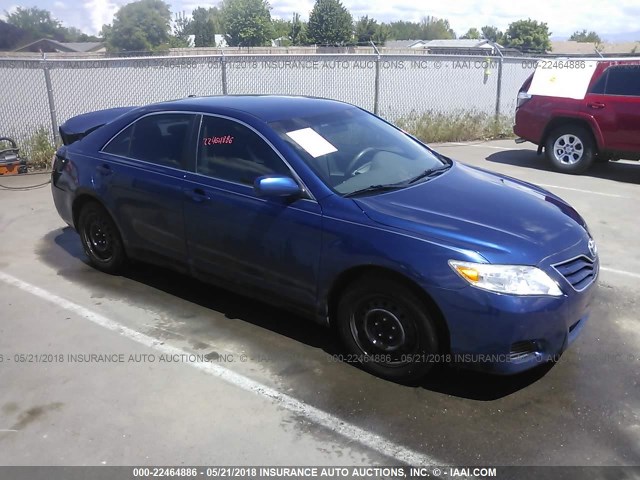4T1BF3EK5BU747250 - 2011 TOYOTA CAMRY SE/LE/XLE BLUE photo 1