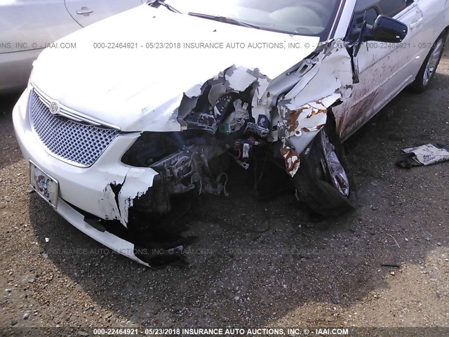 1C3LC55R88N247603 - 2008 CHRYSLER SEBRING TOURING WHITE photo 6