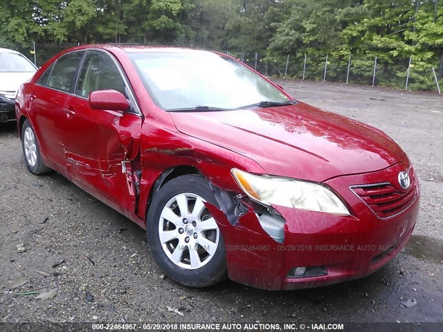 4T1BK46K57U007382 - 2007 TOYOTA CAMRY NEW GENERAT LE/XLE/SE RED photo 1