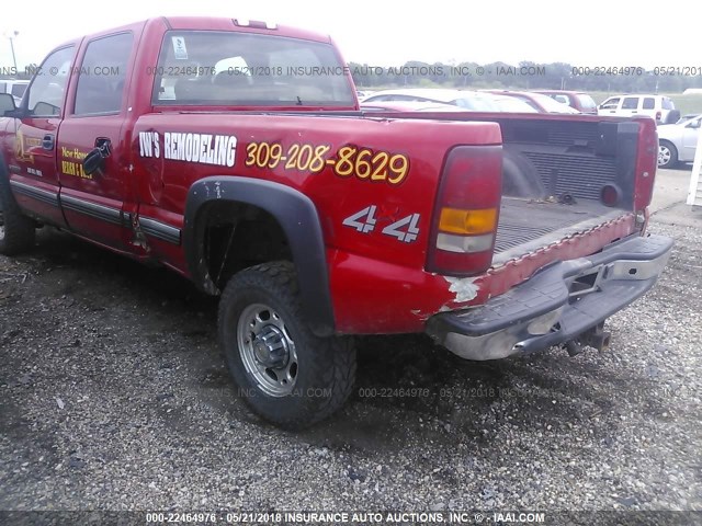 1GCHK23U21F163822 - 2001 CHEVROLET SILVERADO K2500 HEAVY DUTY RED photo 6