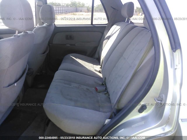 JT3GN86R010183670 - 2001 TOYOTA 4RUNNER SR5 SILVER photo 8