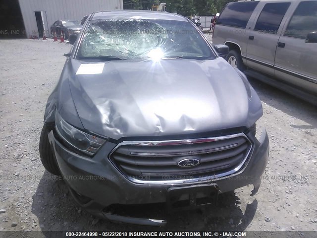 1FAHP2E87DG208257 - 2013 FORD TAURUS SEL GRAY photo 6