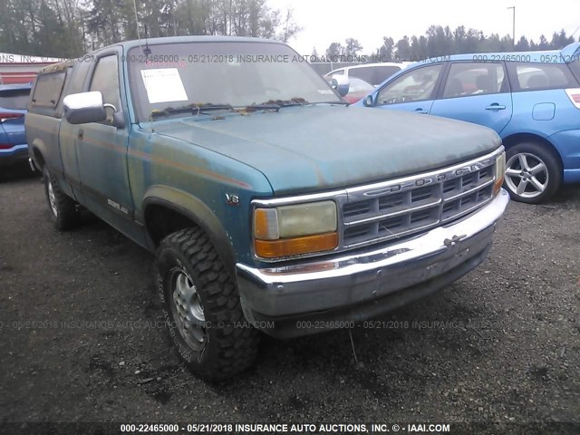 1B7GG23Y5RW118305 - 1994 DODGE DAKOTA TURQUOISE photo 1