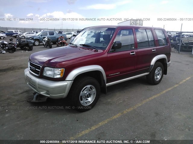 JACDJ58XXW7904675 - 1998 ISUZU TROOPER S/LS/LIMITED 栗色 照片 2