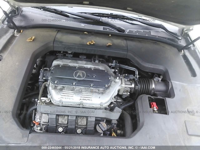 19UUA8F59DA006493 - 2013 ACURA TL TECH WHITE photo 10