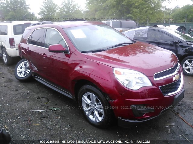 2GNALBEK6F6399487 - 2015 CHEVROLET EQUINOX LT RED photo 1