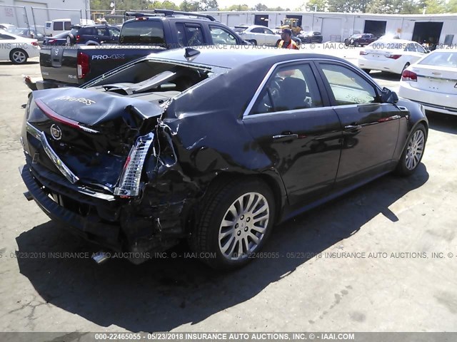 1G6DS5ED5B0100797 - 2011 CADILLAC CTS PREMIUM COLLECTION BLACK photo 4