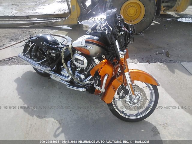 1HD1PZ813BB951803 - 2011 HARLEY-DAVIDSON FLHXSE2 ORANGE photo 1