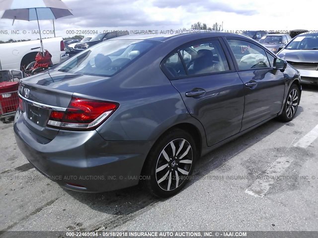 2HGFB2F95FH517368 - 2015 HONDA CIVIC EXL Boz foto 4