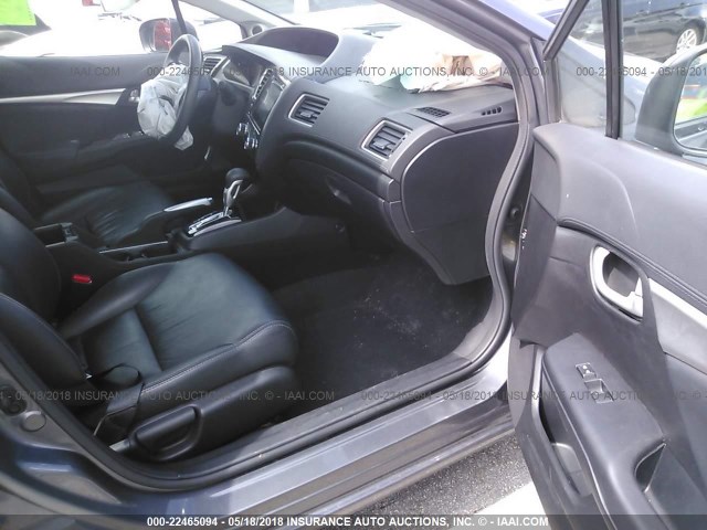 2HGFB2F95FH517368 - 2015 HONDA CIVIC EXL Boz foto 5