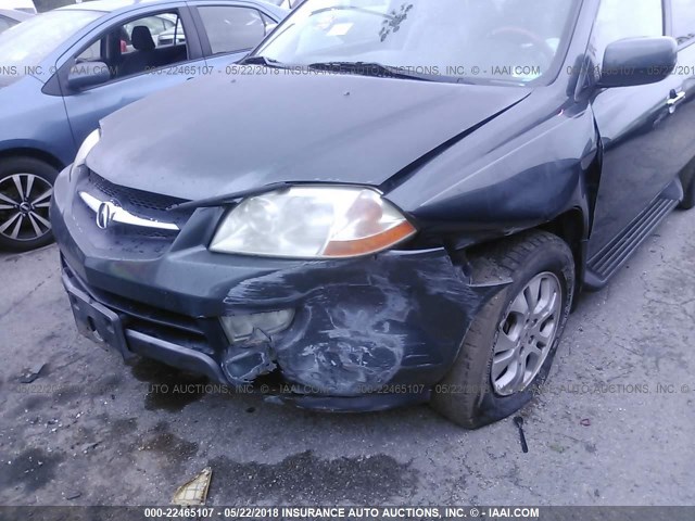 2HNYD18733H532187 - 2003 ACURA MDX TOURING GRAY photo 6