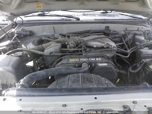 5TBRN34152S300218 - 2002 TOYOTA TUNDRA ACCESS CAB SR5 GRAY photo 10