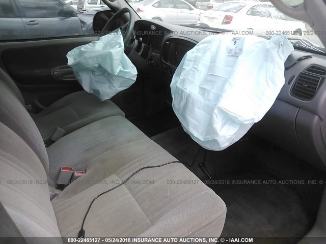 5TBRN34152S300218 - 2002 TOYOTA TUNDRA ACCESS CAB SR5 GRAY photo 5