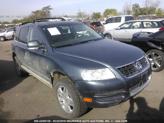 WVGEM77L04D080882 - 2004 VOLKSWAGEN TOUAREG 4.2 GRAY photo 1