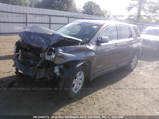 2CTALMEC0B6341130 - 2011 GMC TERRAIN SLE GRAY photo 2