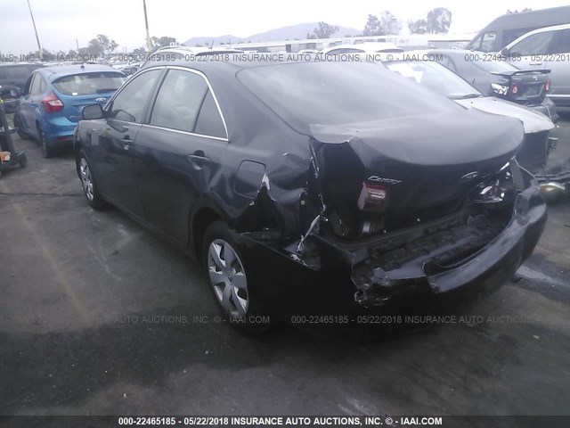 JTNBE46K373037560 - 2007 TOYOTA CAMRY NEW GENERAT CE/LE/XLE/SE BLACK photo 3