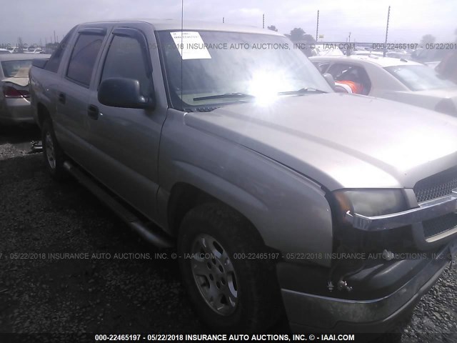 3GNEC13T33G241471 - 2003 CHEVROLET AVALANCHE C1500 GRAY photo 1