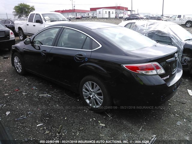 1YVHZ8CH5A5M56700 - 2010 MAZDA 6 I BLACK photo 3