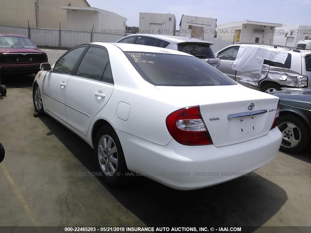JTDBE30KX20103927 - 2002 TOYOTA CAMRY LE/XLE/SE Ağ foto 3