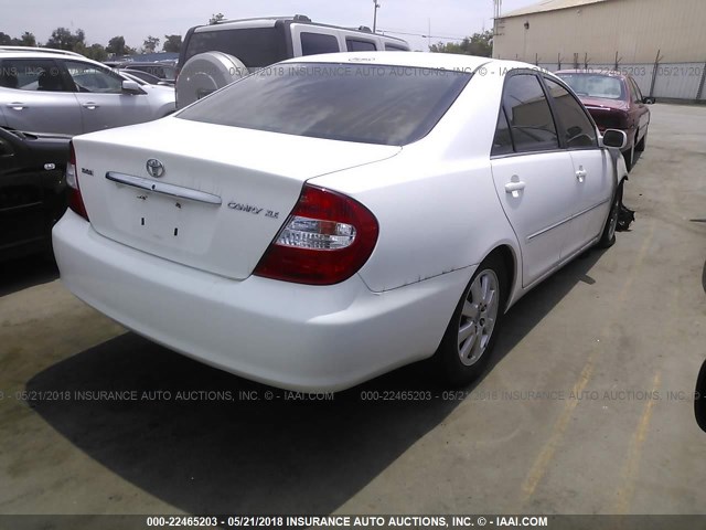 JTDBE30KX20103927 - 2002 TOYOTA CAMRY LE/XLE/SE Ağ foto 4