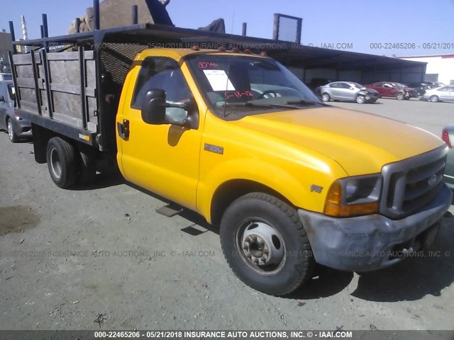 1FDWF36S2YEA31554 - 2000 FORD F350 SUPER DUTY YELLOW photo 1