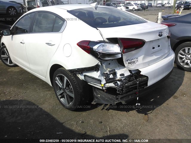 3KPFN4A89HE057601 - 2017 KIA FORTE EX/SX WHITE photo 6