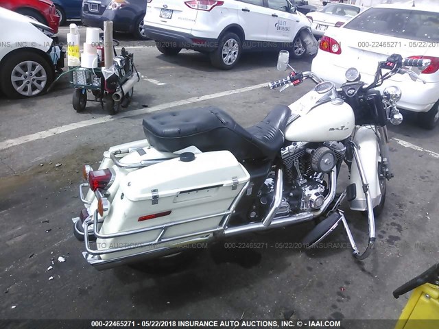 1HD1FHW1X3Y710710 - 2003 HARLEY-DAVIDSON FLHPI WHITE photo 4