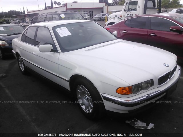 WBAGG8342YDN75757 - 2000 BMW 740 I AUTOMATIC WHITE photo 1