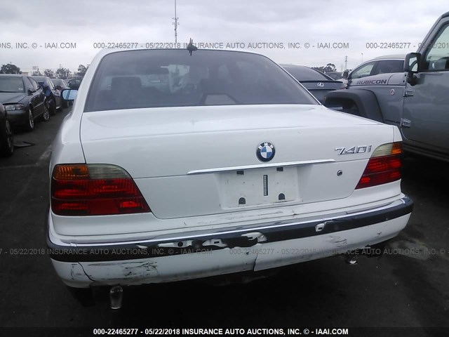 WBAGG8342YDN75757 - 2000 BMW 740 I AUTOMATIC WHITE photo 6