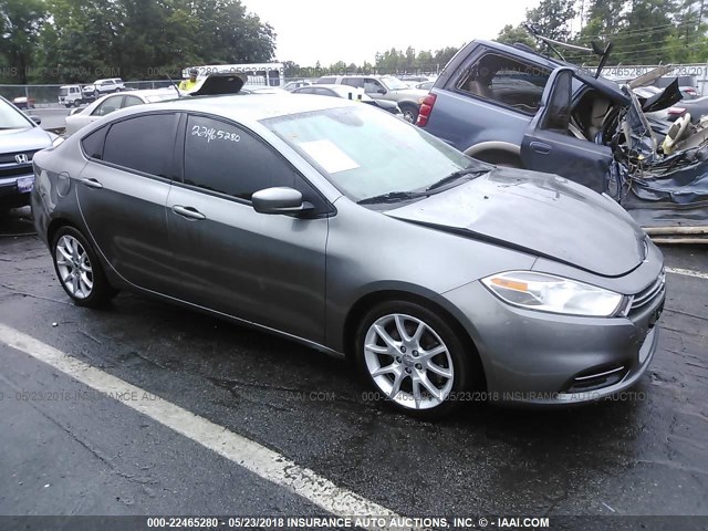 1C3CDFBA4DD267848 - 2013 DODGE DART SXT GRAY photo 1