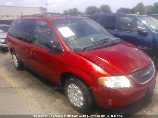 2C4GP44R64R521410 - 2004 CHRYSLER TOWN & COUNTRY LX RED photo 1