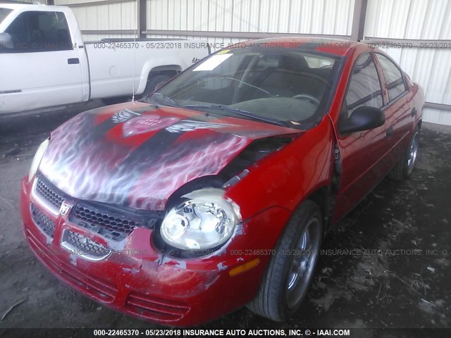 1B3ES26C95D248021 - 2005 DODGE NEON SE RED photo 6