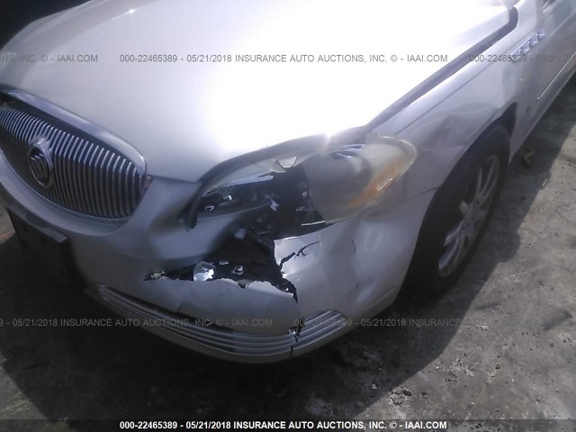 1G4HR57Y57U165848 - 2007 BUICK LUCERNE CXL SILVER photo 6